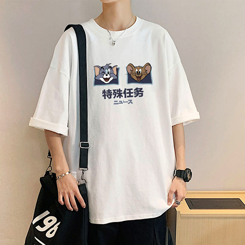เสื้อยืดผู้ชายอ้วน XL-5XL อกเสื้อ40-52 นิ้ว