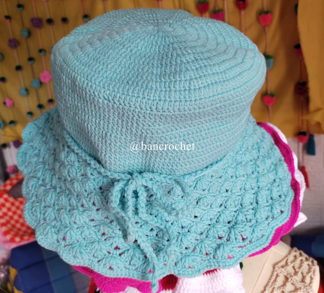 Bancrochet หมวกถักโครเชต์ crochet hat หลากสี