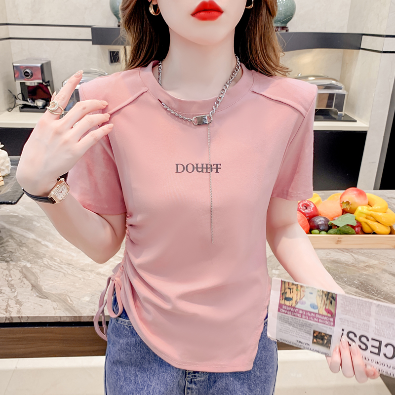 เสื้อผ้าวัยรุ่นเกาหลี เสื้อยืดวัยรุ่นผู้หญิง มีขนาด S M L XL