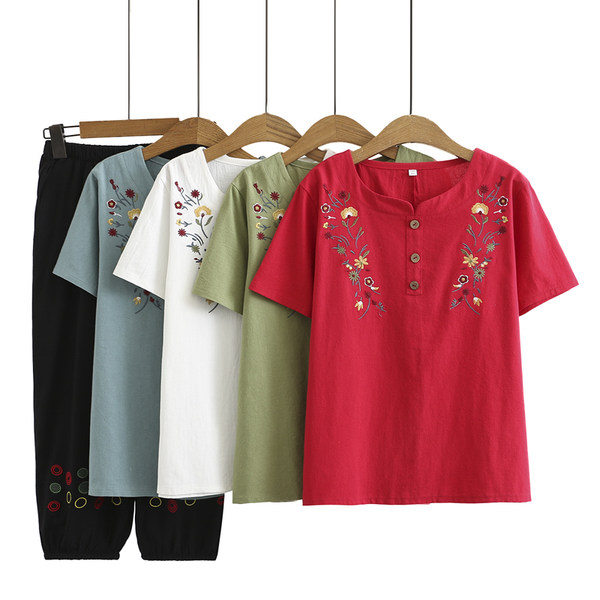 เสื้อลินินสไตล์ผู้ใหญ่ เสื้อคุณแม่ เสื้อผู้ใหญ่ แบรนด์ LININ