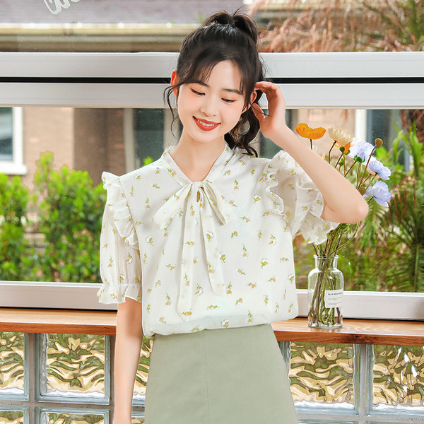 เสื้อชีฟองเกาหลี เสื้อชีฟองสวยๆ