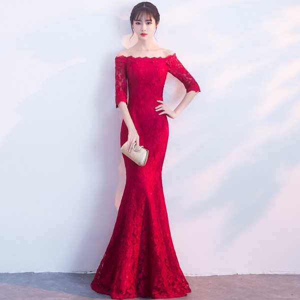 ชุดราตรี ชุดราตรีสวยหรู แบบ ทันสมัย Evening dress