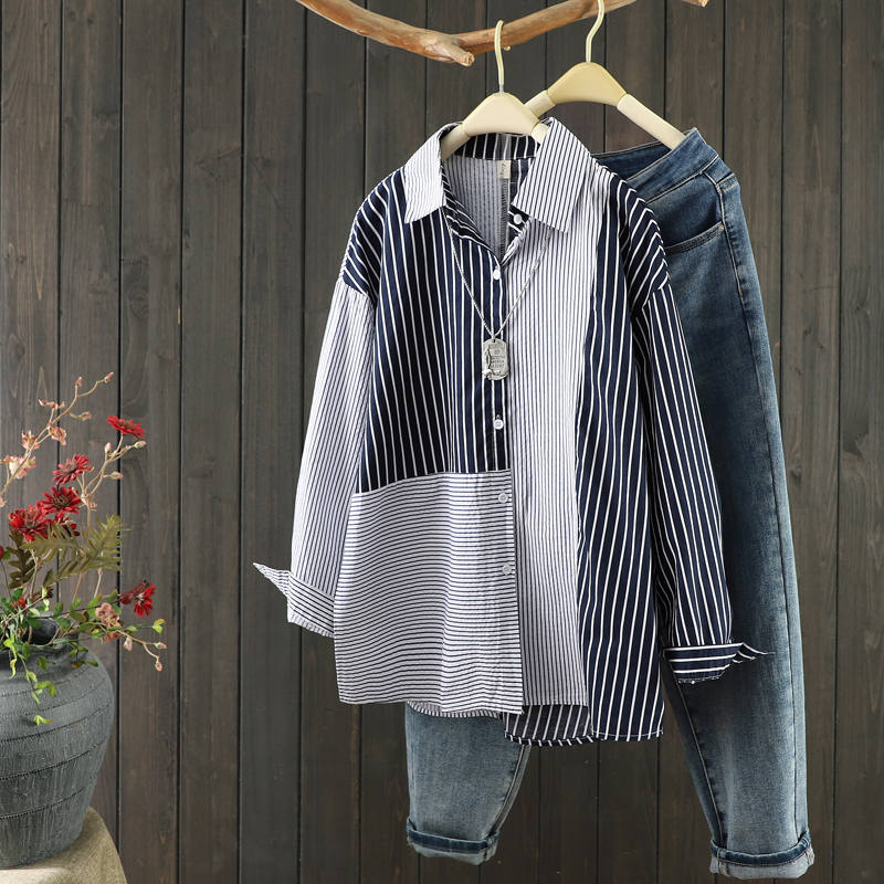 แบบเสื้อสวยๆ เสื้อผ้าฝ้ายลินิน เสื้อเชิ้ตผ้าลินิน