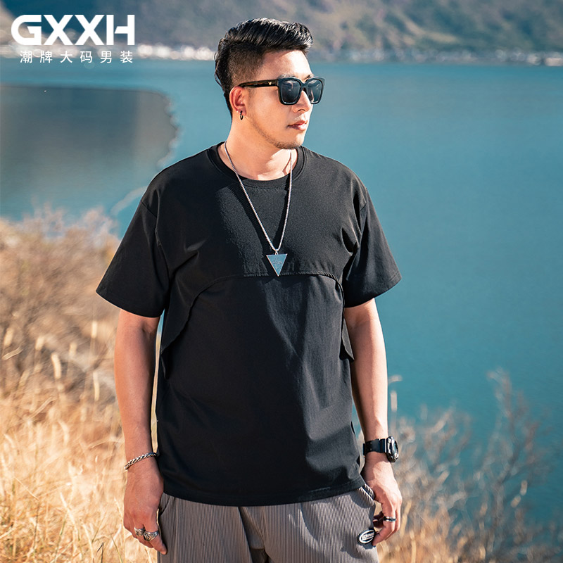 เสื้อยืดผู้ชายอ้วน S-5XL(อกเสื้อ39-51นิ้ว)