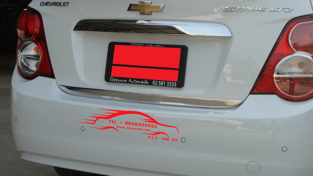 คิ้วฝากระโปรงท้าย(ตัวล่าง) โครเมี่ยม Chevrolet Sonic