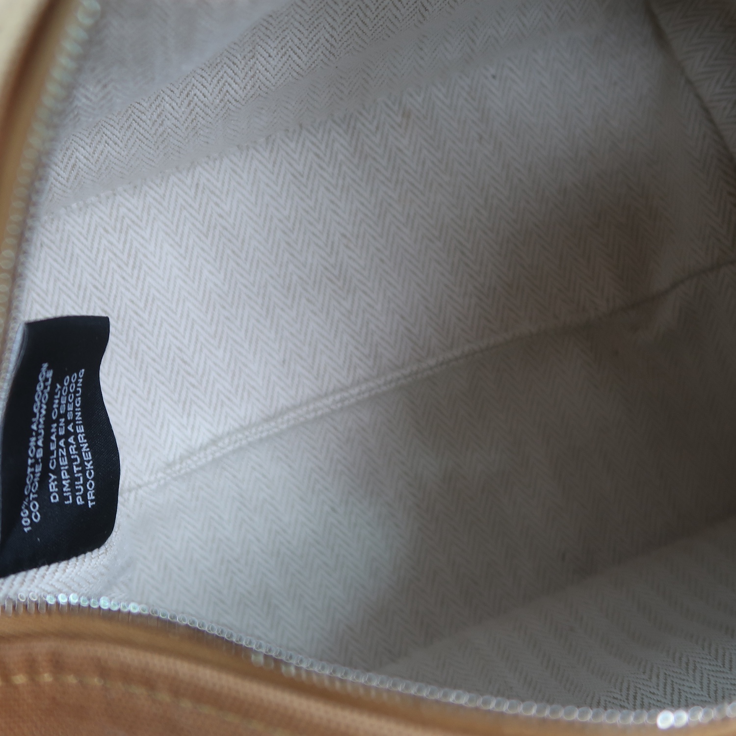 Hermes Brown Canvas Bride-A-Brac Case Small Bag