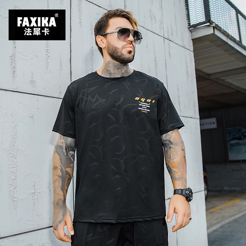 เสื้อยืดผู้ชายอ้วน S-5XL(อกเสื้อ39-51นิ้ว)