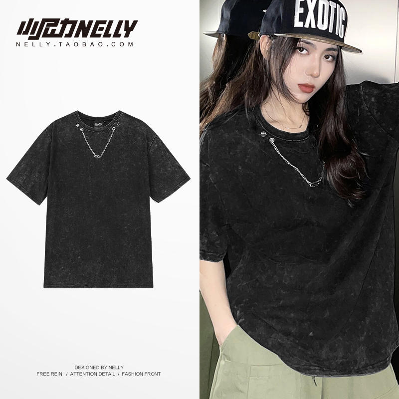 เสื้อยืดคอกลม ผู้ชาย เสื้อยืดผู้ชายเกาหลี เสื้อยืดเกาหลี แบรนด์ NELLY