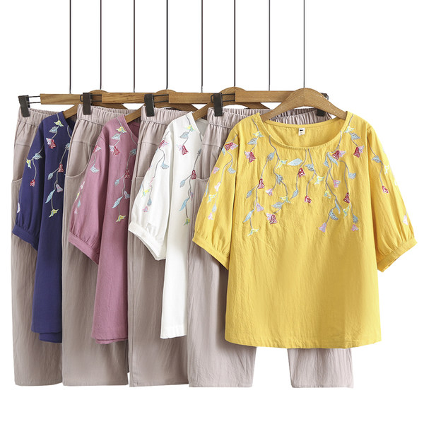 เสื้อลินินสไตล์ผู้ใหญ่ เสื้อคุณแม่ เสื้อผู้ใหญ่ แบรนด์ LININ