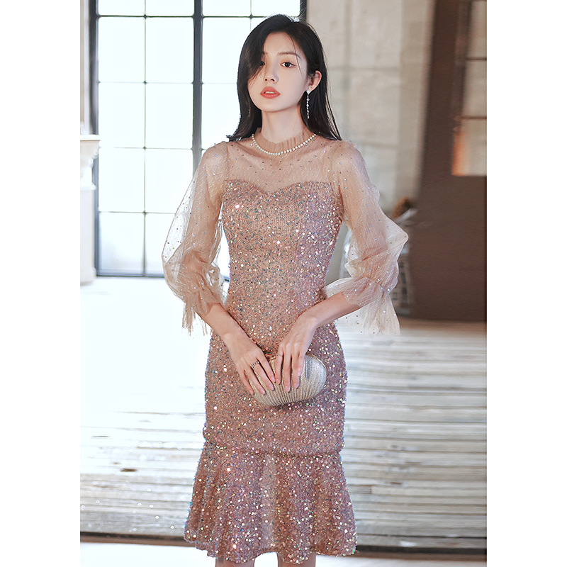 ชุดราตรี ชุดราตรีสวยหรู แบบ ทันสมัย Evening dress