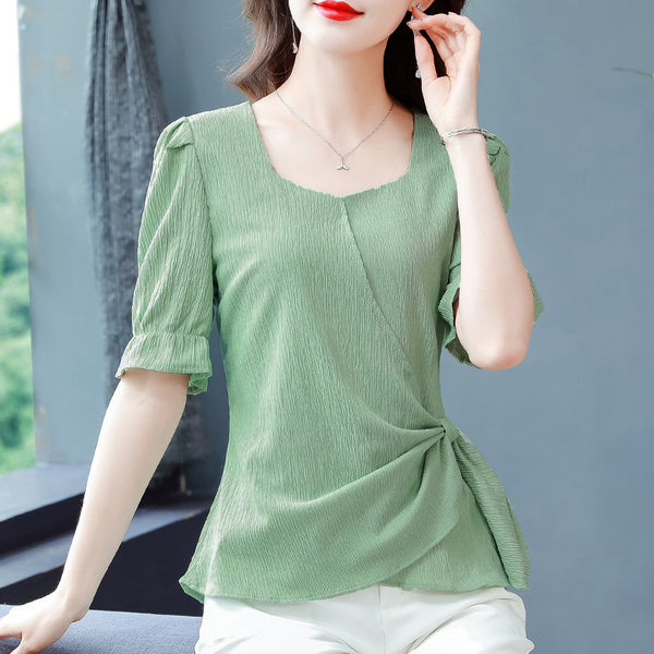 เสื้อชีฟองเกาหลี เสื้อชีฟองสวยๆ