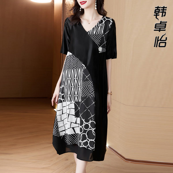 เดรสวัยผู้ใหญ่40-60ปี เดรสคุณแม่ ชุดเดรสทำงานวัยผู้ใหญ่ แบรนด์ MAMA DRESS