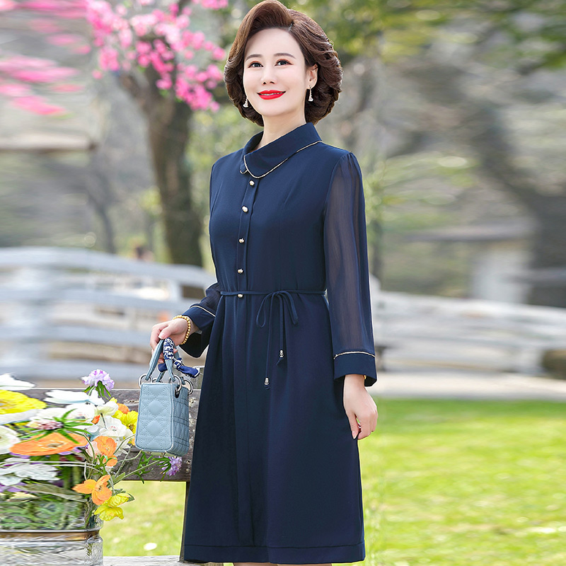 เดรสวัยผู้ใหญ่40-60ปี เดรสคุณแม่ ชุดเดรสทำงานวัยผู้ใหญ่ แบรนด์ MAMA DRESS