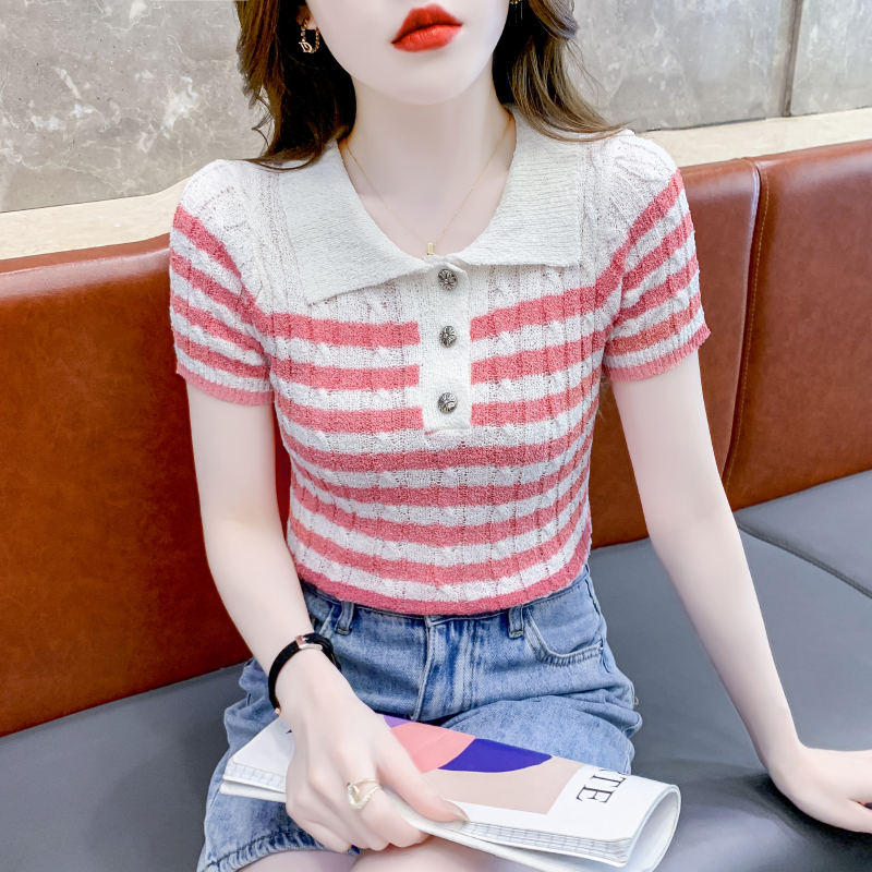 เสื้อผ้าวัยรุ่นเกาหลี เสื้อยืดวัยรุ่นผู้หญิง มีขนาด S M L XL