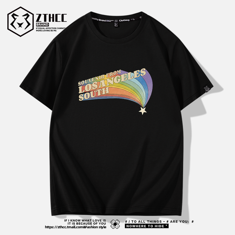 เสื้อยืดผู้ชายอ้วน S-6XLน้ำหนักผู้สวม40-135กิโลกรัมใส่ได้ ส่งฟรี