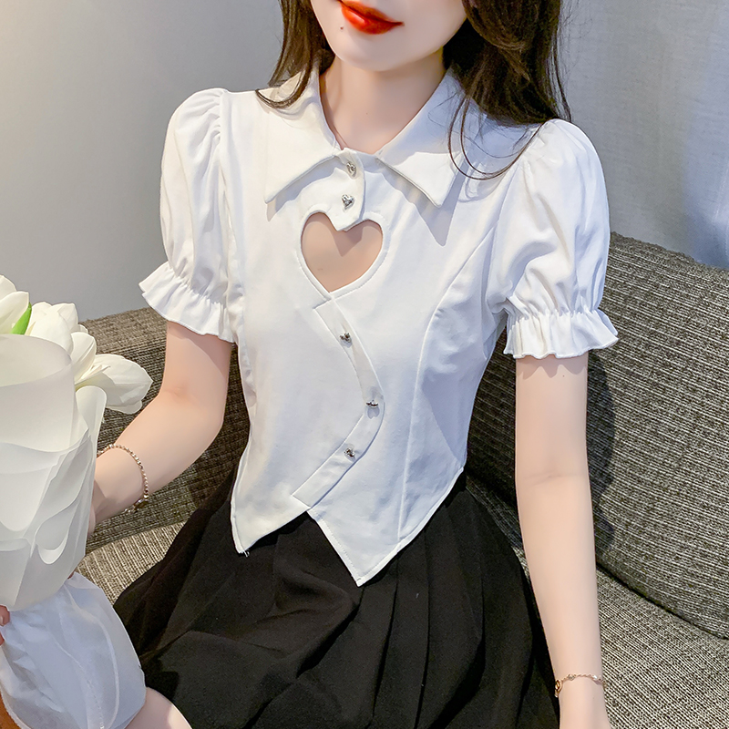 เสื้อผ้าวัยรุ่นเกาหลี เสื้อยืดวัยรุ่นผู้หญิง มีขนาด S M L XL