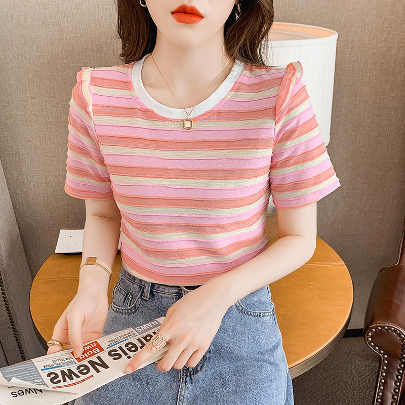 เสื้อยืดวัยรุ่นน่ารักๆ เสื้อวัยรุ่นแขนสั้น เสื้อผ้าวัยรุ่นเกาหลี แบรนด์ Wiyike