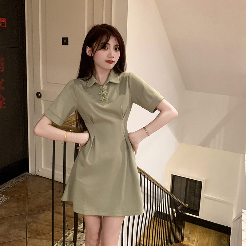เดรสวัยรุ่น-เดรสคนอ้วนวัยรุ่น L-4XL(อก38-46 นิ้ว)