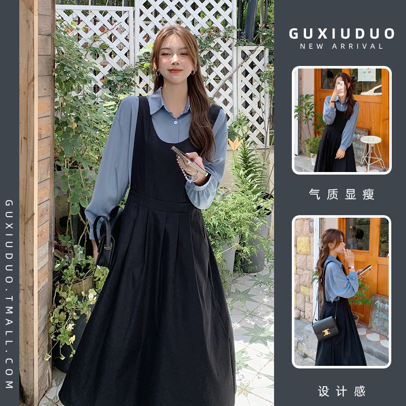 เดรสแขนสั้นมีไซส์L-4XLอก38-47นิ้ว