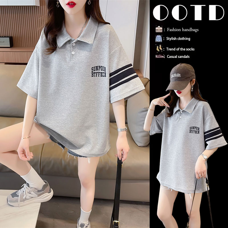 เสื้อยืดคนอ้วนแบบโอเวอร์ไซส์แบบ ulzzang fashion สนใจทักแชท