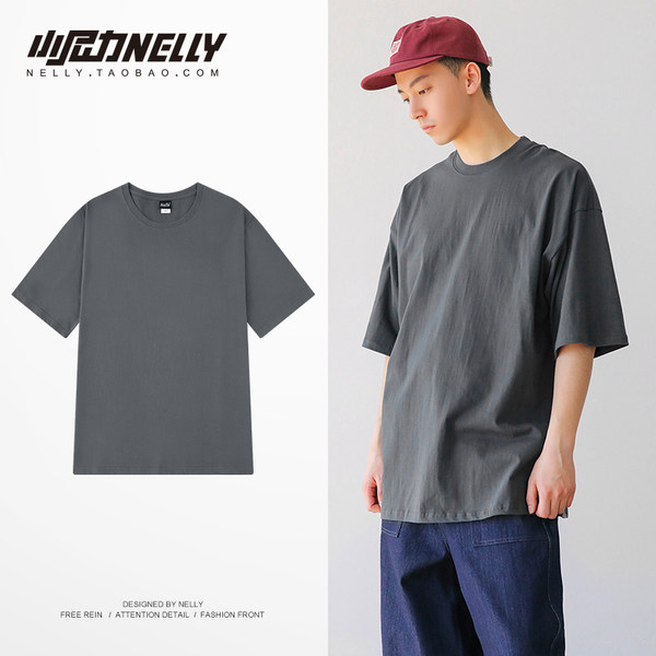เสื้อยืดคอกลม ผู้ชาย เสื้อยืดผู้ชายเกาหลี เสื้อยืดเกาหลี แบรนด์ NELLY