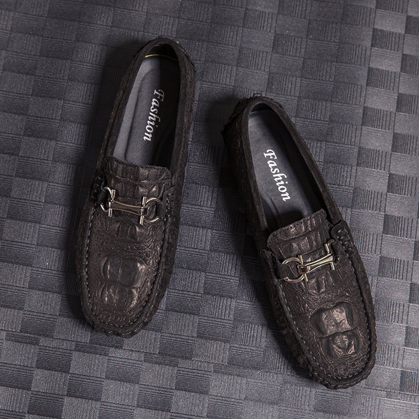 รองเท้าหนังผู้ชาย มีไซส์39-44 รองเท้าโลฟเฟอร์ชาย Slip-On Shoes