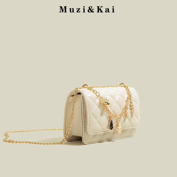 กระเป๋าสะพายข้างผู้หญิง กระเป๋าสะพายสไตล์เกาหลี By Muzi&Kai