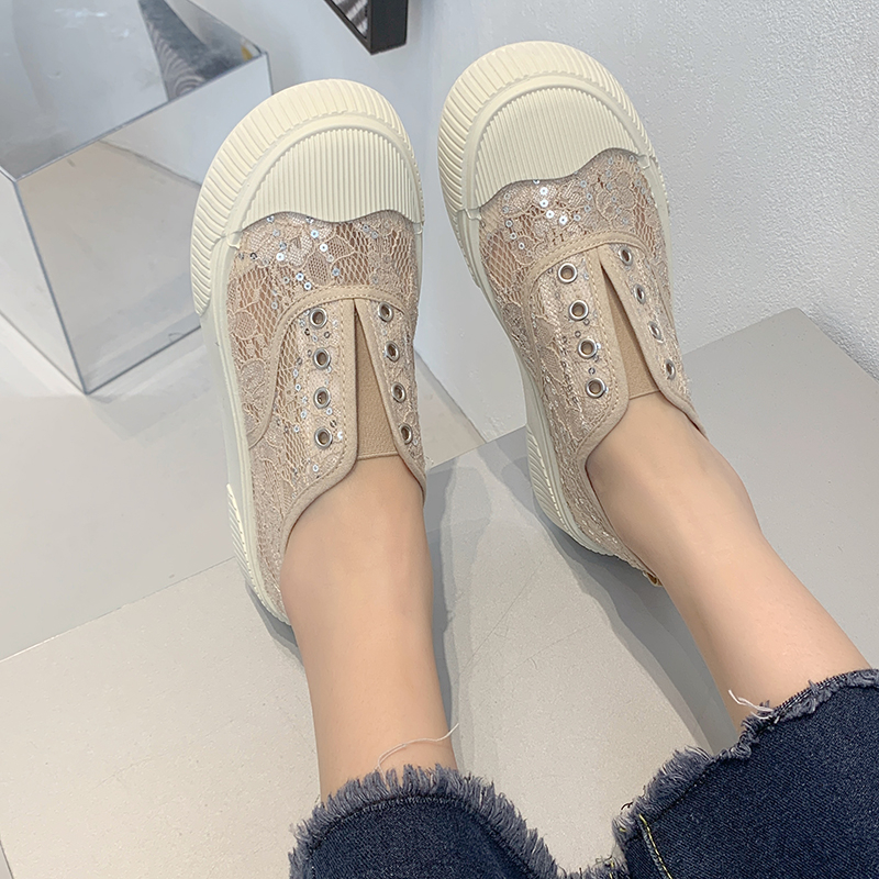 รองเท้าผ้าใบ รองเท้าลำลอง รองเท้าผ้าใบลำลอง รองเท้าแฟชั่นแบบสวม Slipper Shop