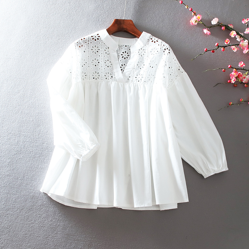 เสื้อผ้าฝ้าย เสื้อผ้าลินิน เสื้อฟรีไซส์ ปักลายสวยๆด้วยด้าย สไตล์VINTAGE มีขนาดไซส์เดียว สำหรับอก 35-40 นิ้ว