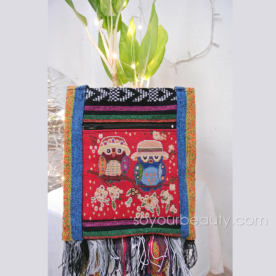 กระเป๋าย่าม กระเป๋าผ้าพื้นเมือง กระเป๋าลายช้าง กระเป๋าผ้าสะพายข้าง