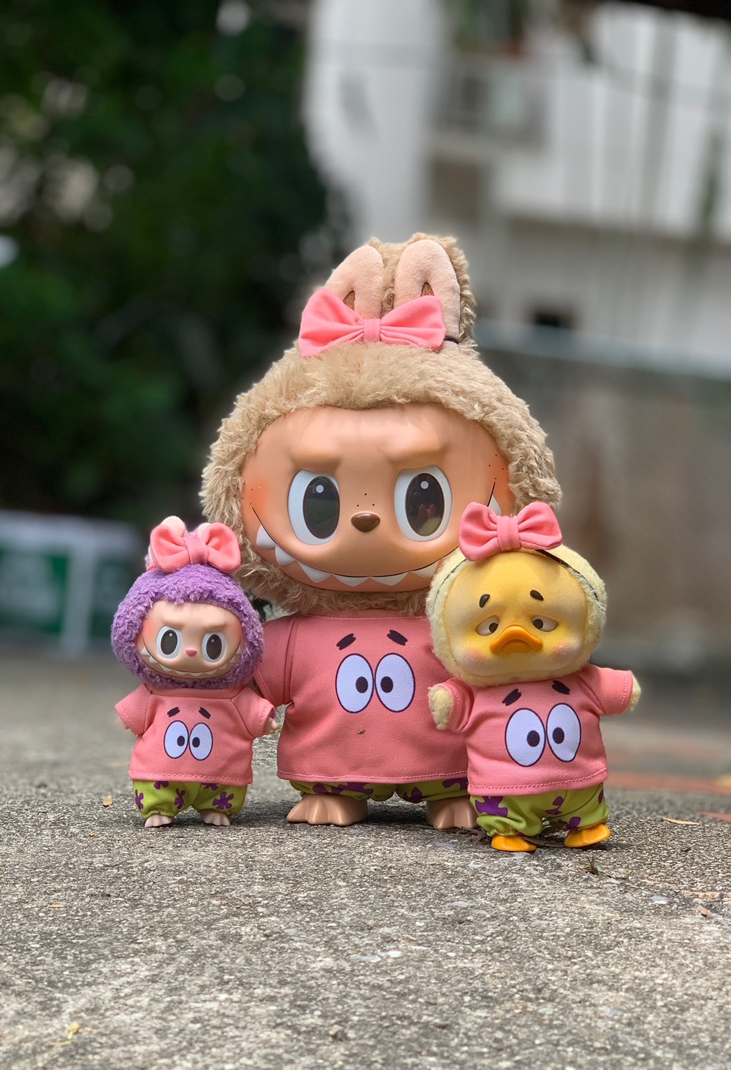 R013 ชุดสำหรับตุ๊กตา Labubu 38 / Labubu macaron / Upset Duck