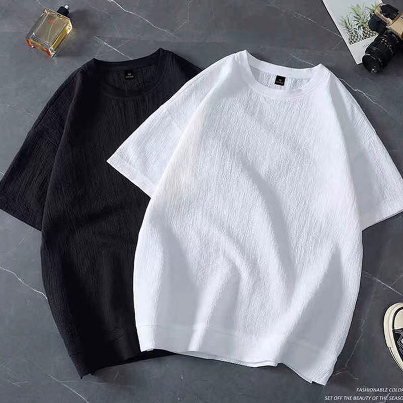 เสื้อยืดผู้ชายอ้วน S-5XL(อกเสื้อ39-51นิ้ว)