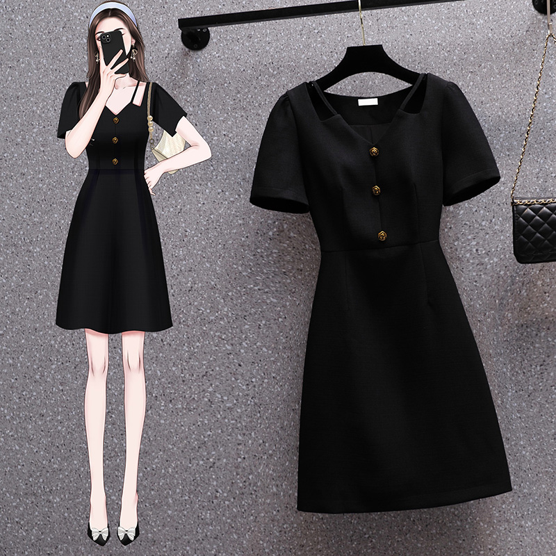 เดรสแขนสั้น มีไซส์ L-4XLอก 38-47 นิ้ว ใส่ได้ทั้งสาวหุ่นดีน่ารักจนถึงสาวอวบพลัสไซส์ จัดส่งฟรี! ทักแชทสั่งซื้อ