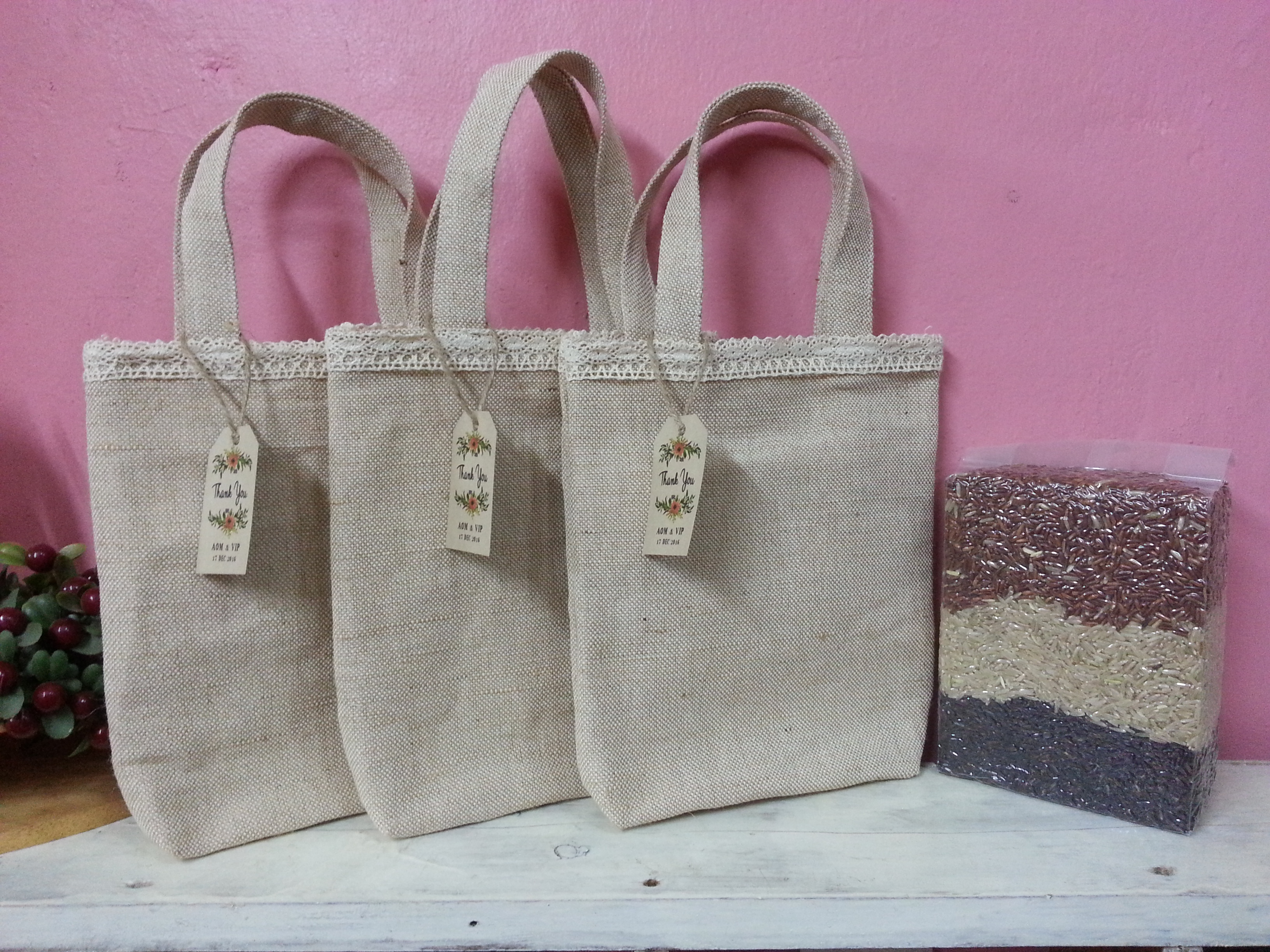 ถุงผ้ากระสอบใส่ข้าวสาร