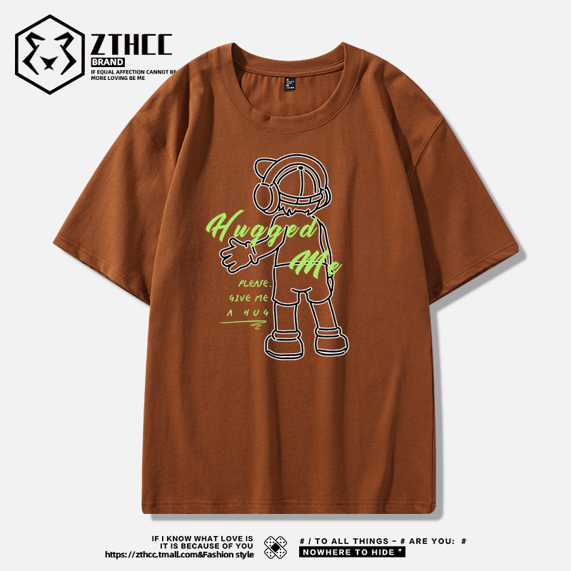เสื้อยืดผู้ชายอ้วน S-6XLน้ำหนักผู้สวม40-135กิโลกรัมใส่ได้ ส่งฟรี