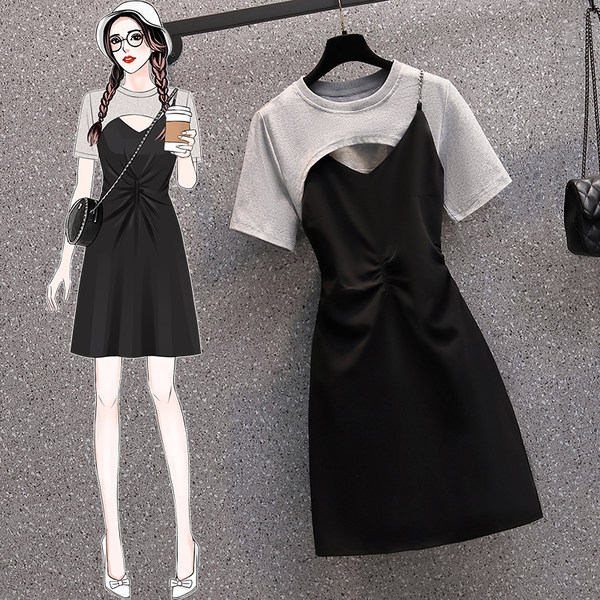 ชุดเดรสคนอ้วนวัยรุ่น เดรสสาวอวบ เดรสคนอ้วน BY PLUS SIZE Girl