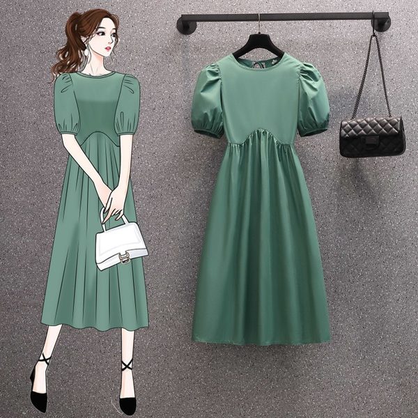 เดรสคนอ้วน เดรสสาวอวบ ชุดเดรสคนอ้วนวัยรุ่น BY PLUS SIZE Girl