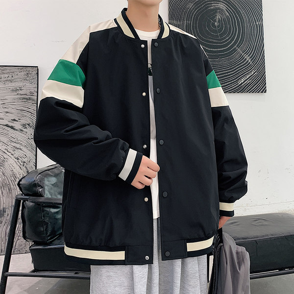 เสื้อแจ็คเก็ตเบสบอล เสื้อคลุม เสื้อแขนยาวสไตล์เกาหลี