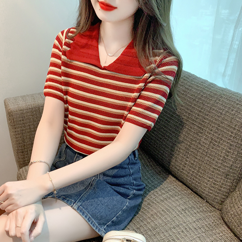 เสื้อผ้าวัยรุ่นเกาหลี เสื้อยืดวัยรุ่นผู้หญิง มีขนาด S M L XL