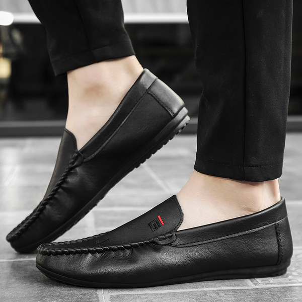 รองเท้าโลฟเฟอร์ชาย รองเท้าผู้ชาย รองเท้าแฟชั่นชาย รองเท้าหนังผู้ชาย Men Loafer Slip-On Shoes