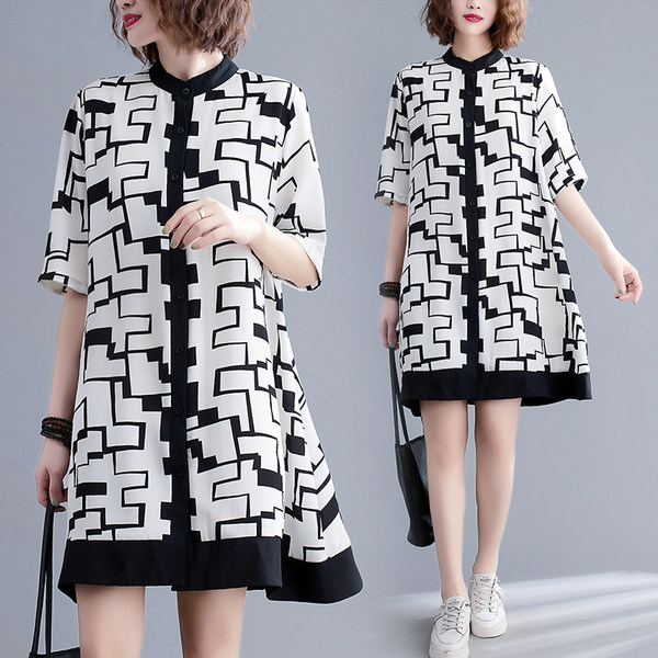 เสื้อลินินคนอ้วน เสื้อทีเชิ้ตคนอ้วนผู้หญิง เสื้อทีเชิ้ตตัวใหญ่ By Literary Plus size