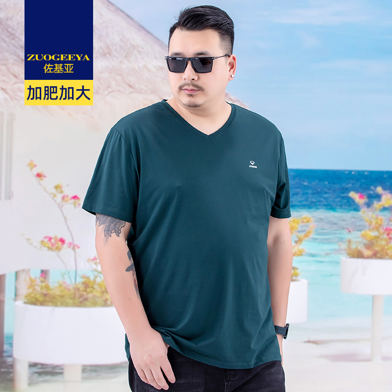 เสื้อยืดผู้ชายอ้วน XL-8XL น้ำหนักผู้สวม 60-150 กิโลกรัม