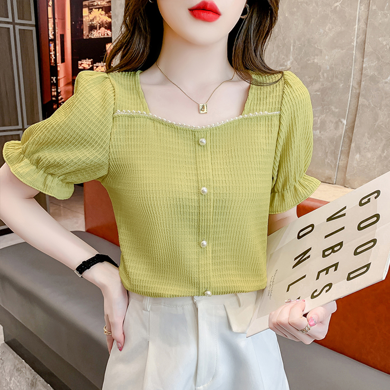 เสื้อเชิ้ตผู้หญิงใส่ทํางาน 390 บาทต่อชิ้น ฟรีค่าจัดส่ง