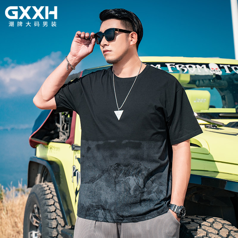 เสื้อยืดผู้ชายอ้วน S-5XL(อกเสื้อ39-51นิ้ว)