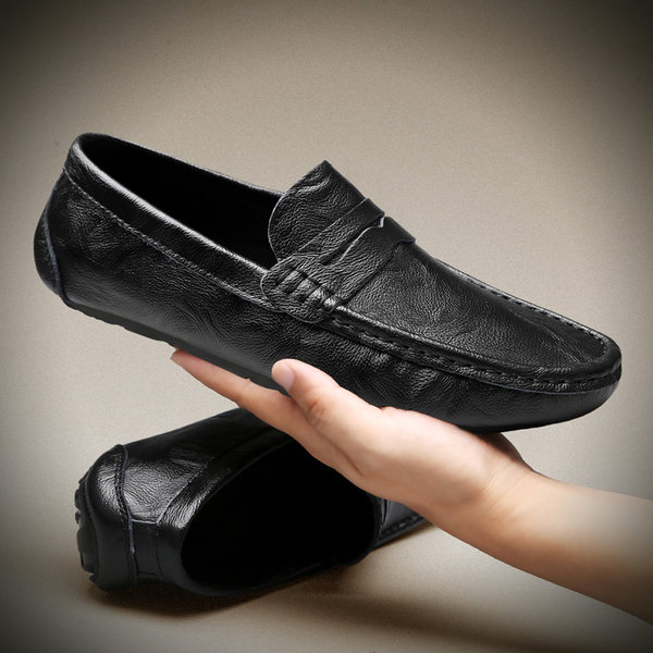 รองเท้าหนังผู้ชาย มีไซส์39-44 รองเท้าโลฟเฟอร์ชาย Slip-On Shoes