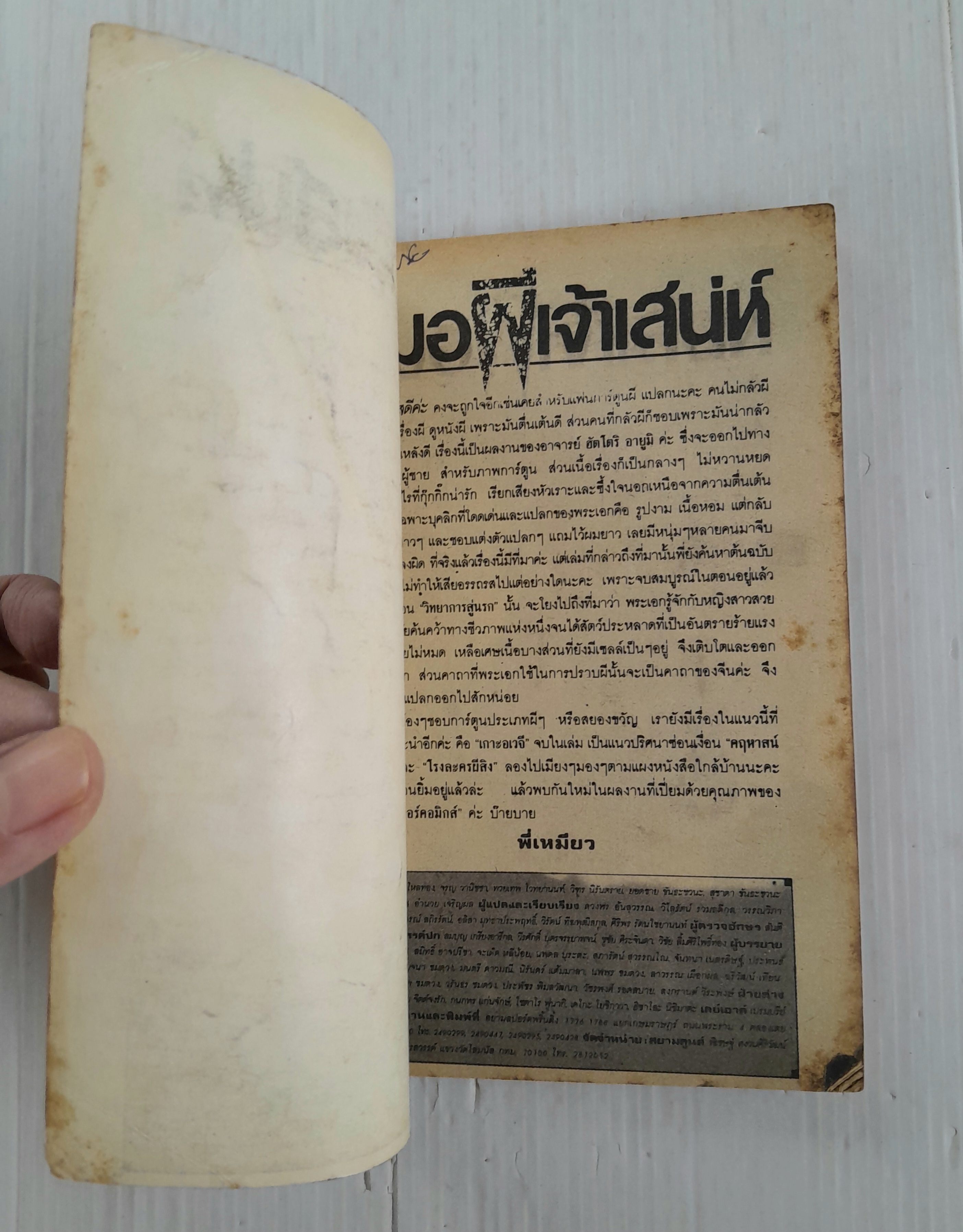 หมอผีเจ้าเสน่ห์ (เล่มเดียวจบ) / Hattori Ayumi