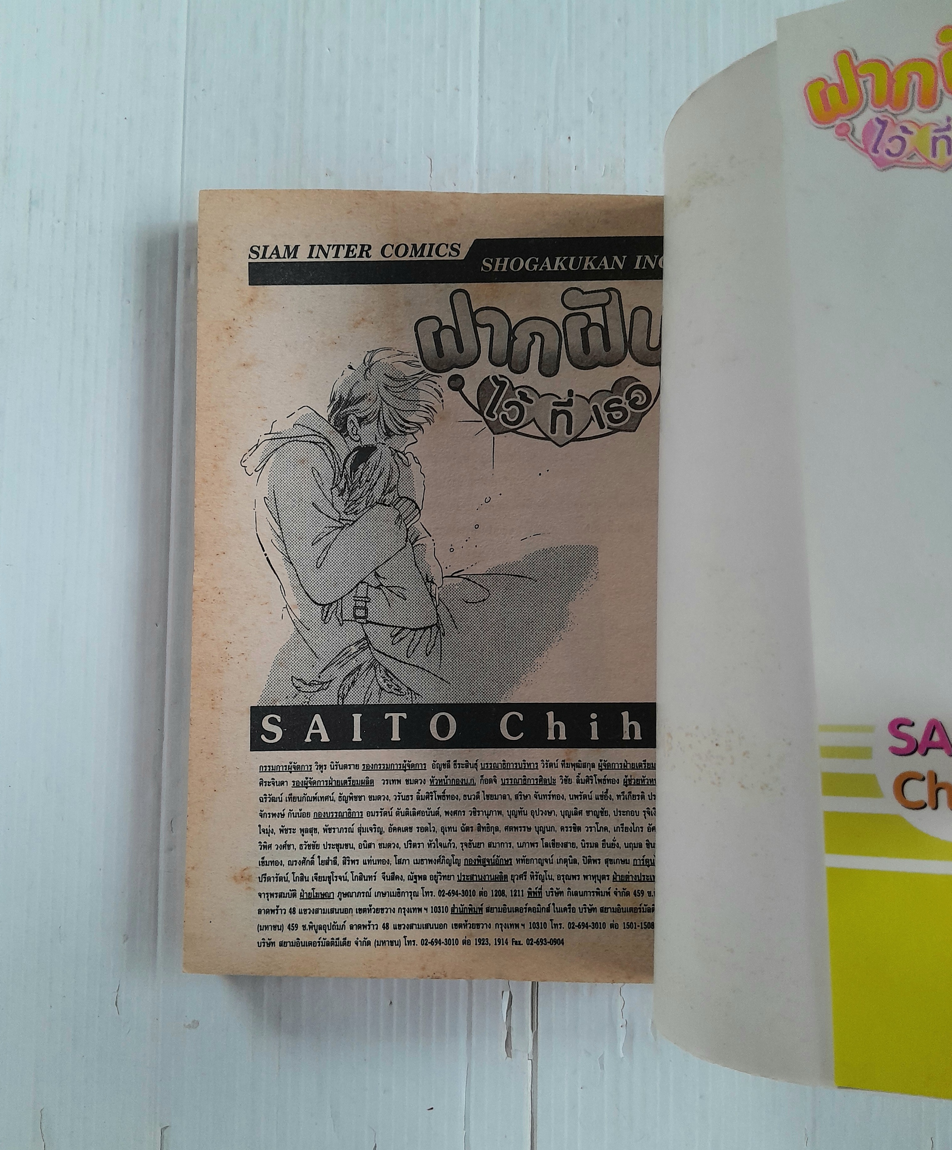 ฝากฝันไว้ที่เธอ (เล่มเดียวจบ) / ไซโต้ จิโฮ