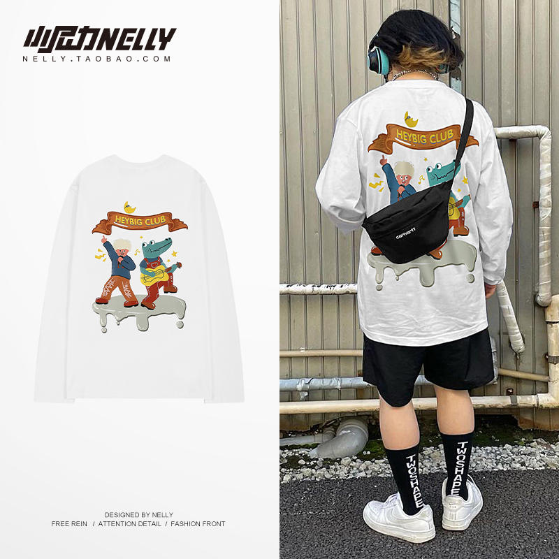 เสื้อยืดคอกลม ผู้ชาย เสื้อยืดผู้ชายเกาหลี เสื้อยืดเกาหลี แบรนด์ NELLY