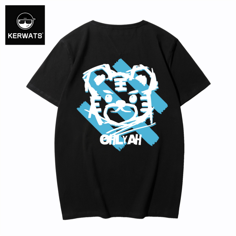 เสื้อยืดผู้ชายอ้วน S-6XL น้ำหนักผู้สวม 50-135 กิโลกรัม
