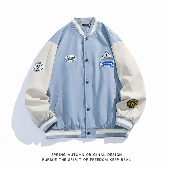 เสื้อแจ็คเก็ตเบสบอล เสื้อคลุม เสื้อแขนยาวสไตล์เกาหลี
